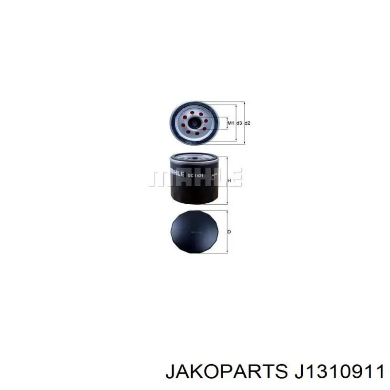 Фильтр масла Jakoparts J1310911
