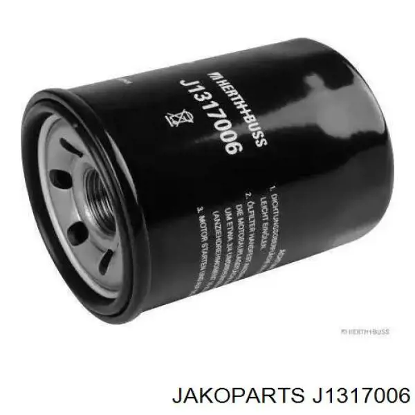J1317006 Jakoparts filtro de óleo