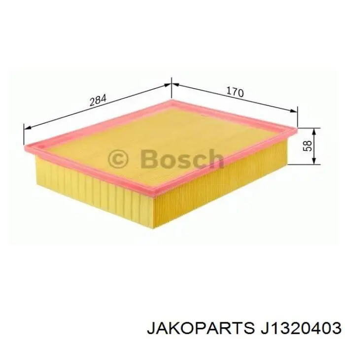 Воздушный фильтр J1320403 Jakoparts