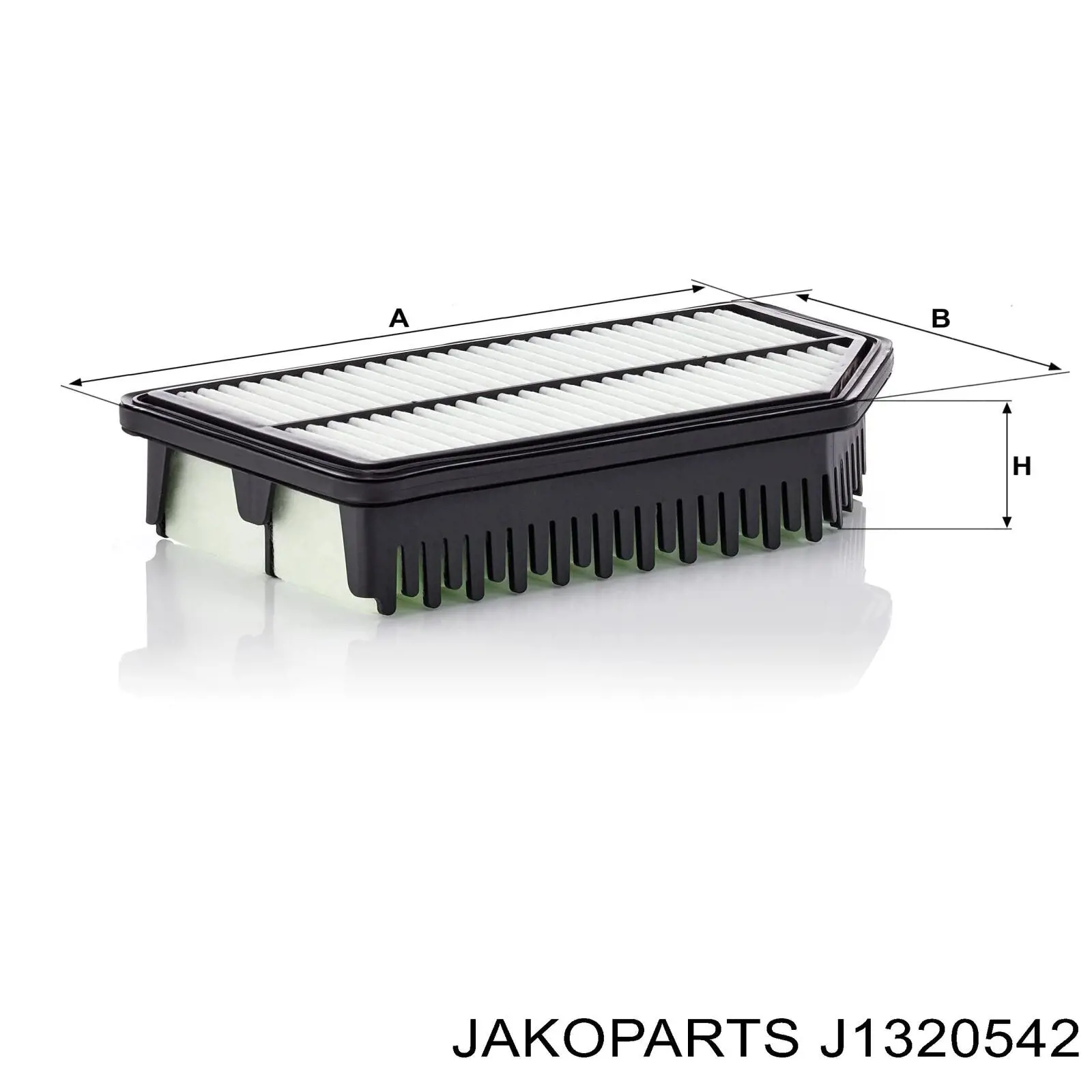Купить J1320542 Jakoparts Автомобильный фильтр воздуха