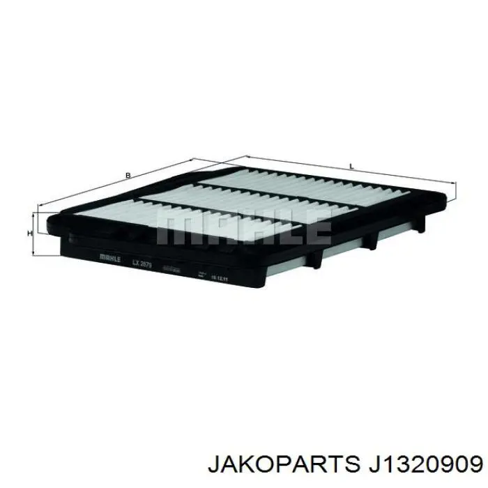 Элемент воздушного фильтра Jakoparts J1320909 цена, от 4.25 USD