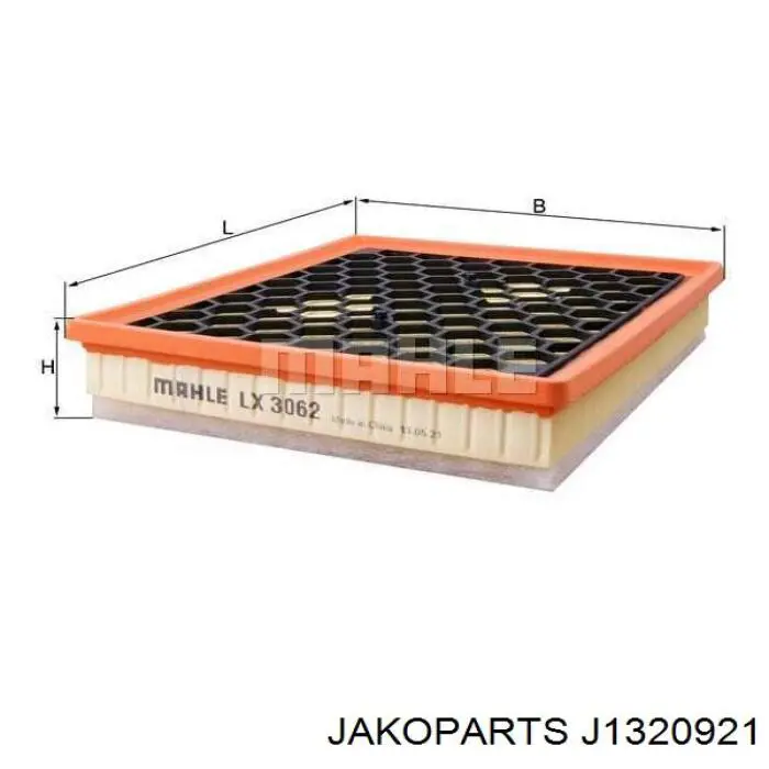 Воздушный фильтр J1320921 Jakoparts