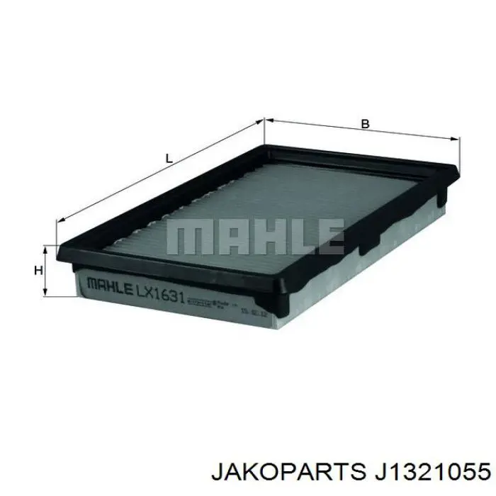 Фильтр воздушный Jakoparts J1321055