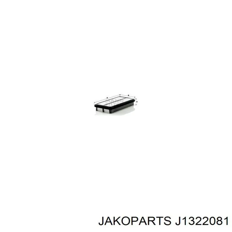 Фильтр воздушный Jakoparts J1322081