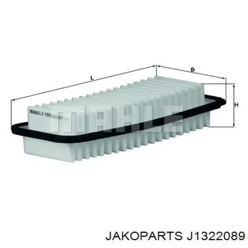 J1322089 Jakoparts воздушный фильтр