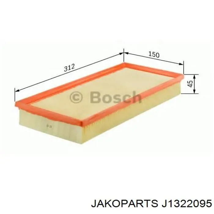 Воздушный фильтр J1322095 Jakoparts