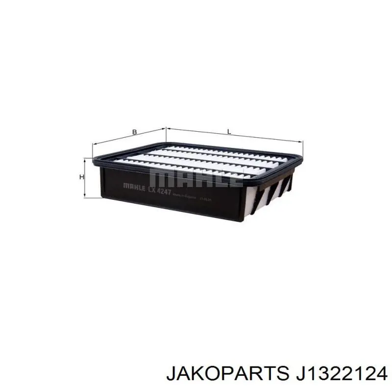 Купить IPA1046 Interparts Автомобильный фильтр воздуха