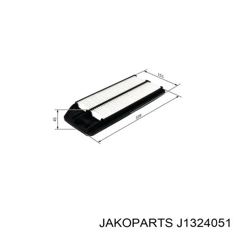 Купить J1324051 Jakoparts Автомобильный фильтр воздуха