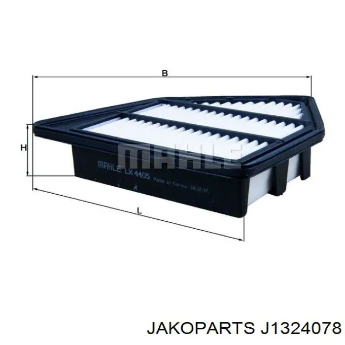 Элемент воздушного фильтра Jakoparts J1324078 цена, от 6.83 USD
