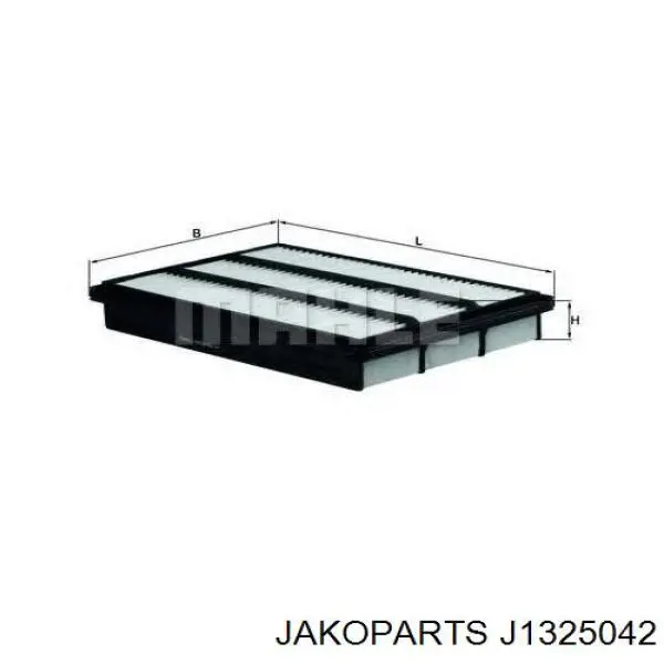 Элемент воздушного фильтра Jakoparts J1325042 цена, от 6.92 USD