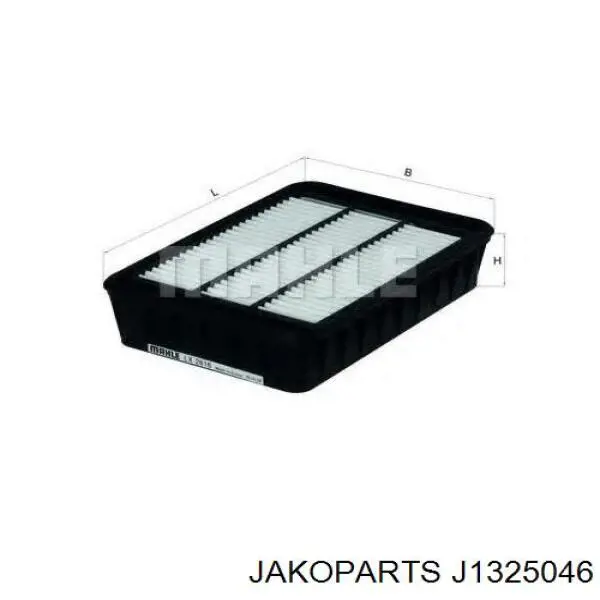 Купить J1325046 Jakoparts Автомобильный фильтр воздуха