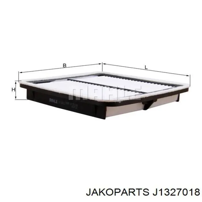 Элемент воздушного фильтра Jakoparts J1327018 цена, от 6.04 USD