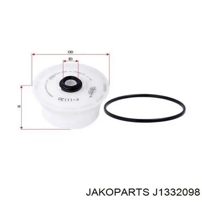 Топливный фильтр J1332098 Jakoparts