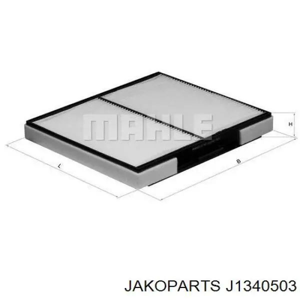 Фильтр салона J1340503 Jakoparts