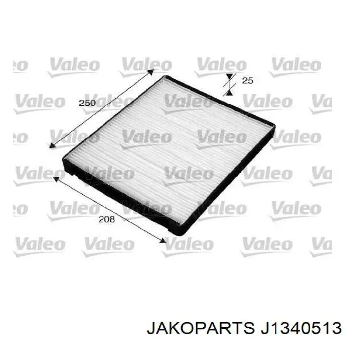 Фильтр воздушный отопителя Jakoparts J1340513 цена, от 6.95 USD