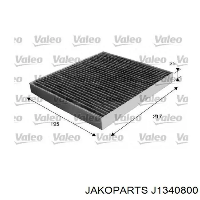 Фильтр салона J1340800 Jakoparts
