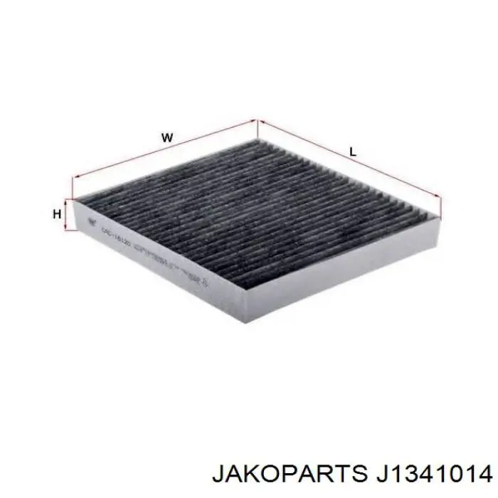 Фильтр воздушный отопителя Jakoparts J1341014 цена, от 5.17 USD