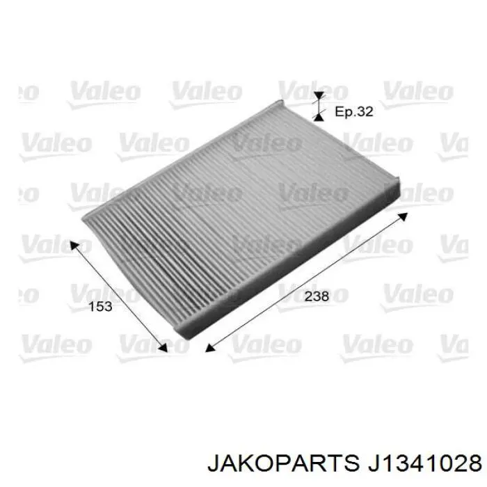 Фильтр салона J1341028 Jakoparts