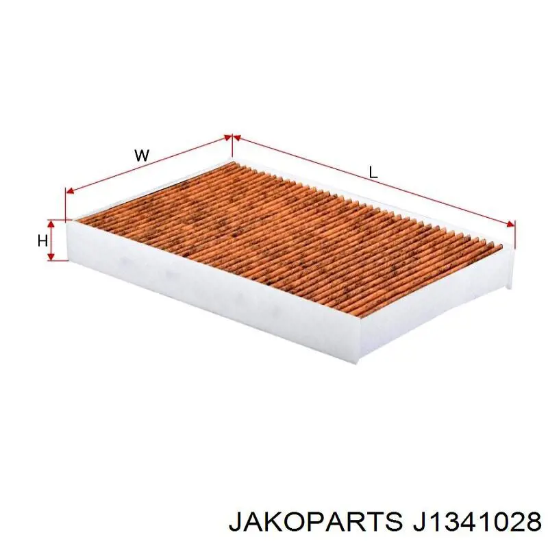 Воздушный фильтр салона Jakoparts J1341028