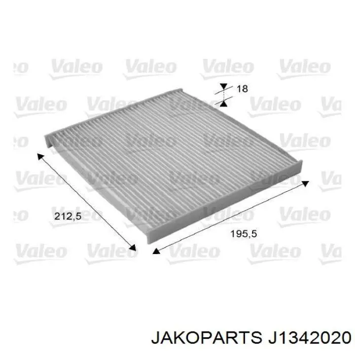 J1342020 Jakoparts Внутрисалонный фильтр
