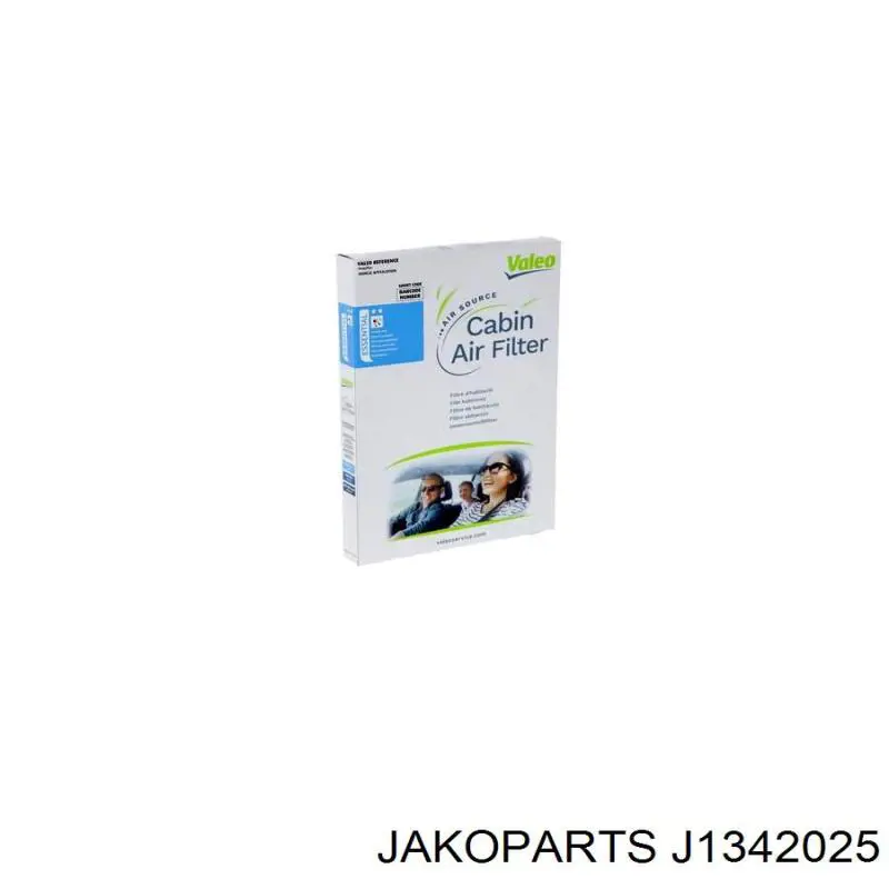 Воздушный фильтр салона Jakoparts J1342025