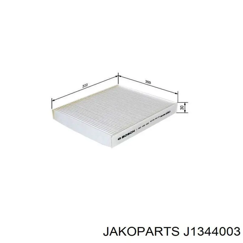 Фильтр воздушный отопителя Jakoparts J1344003 цена, от 4.72 USD