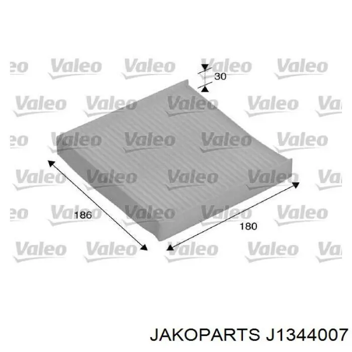 Фильтр салона J1344007 Jakoparts