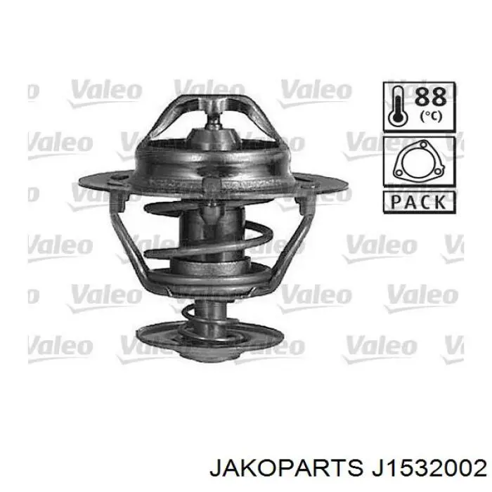 Купить J1532002 Jakoparts Автомобильный термостат