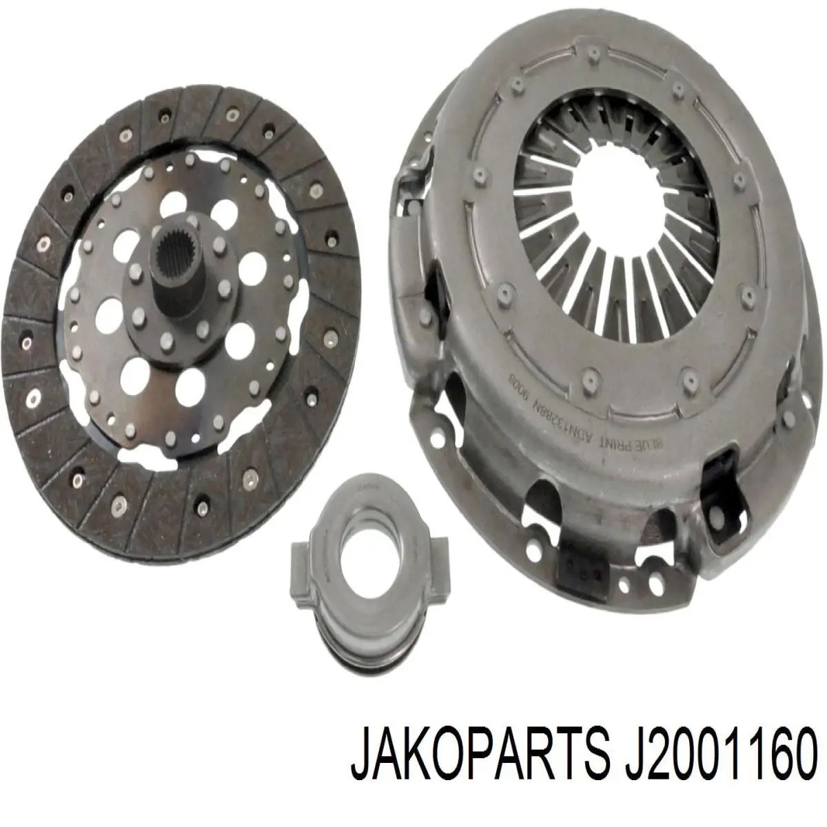 Комплект сцепления (3 части) Jakoparts J2001160 цена, от 129.91 USD