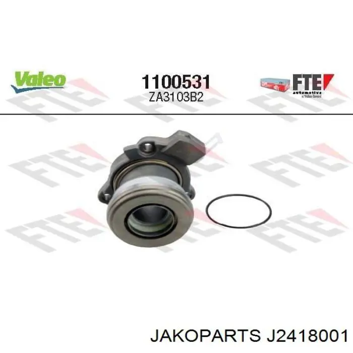 Рабочий цилиндр сцепления в сборе J2418001 Jakoparts