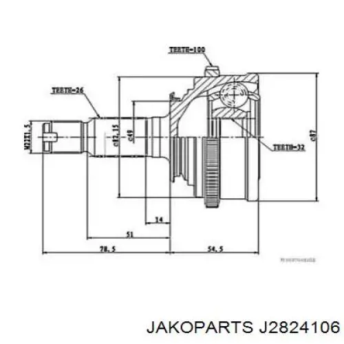 J2824106 Jakoparts
