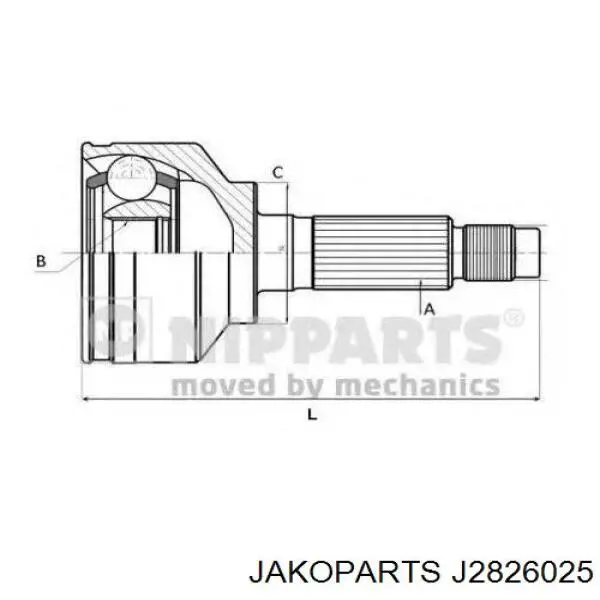 Граната колесная Jakoparts J2826025 цена, от 46.83 USD