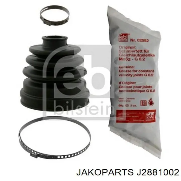 J2881002 Jakoparts Пыльник ШРУСа передней полуоси внутренний