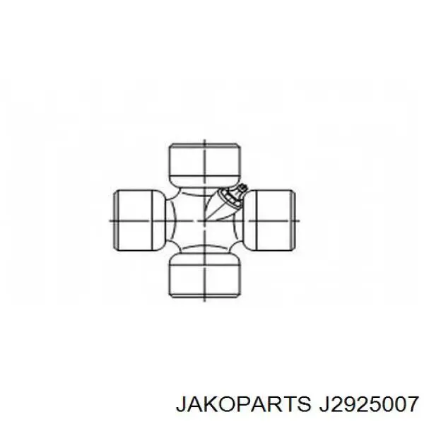 Купить J2925007 Jakoparts Крестовина карданного вала переднего