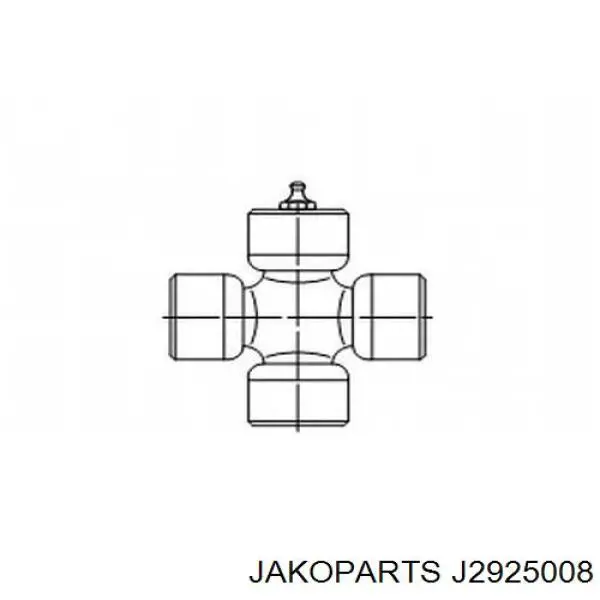 Купить J2925008 Jakoparts Крестовина карданного вала заднего