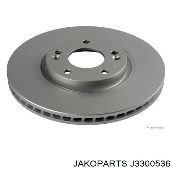 J3300536 Jakoparts disco do freio dianteiro