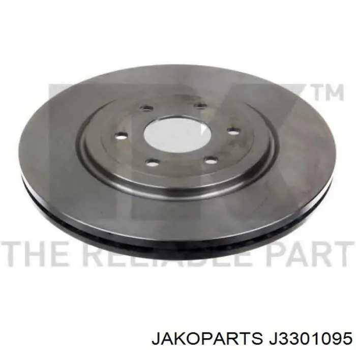 Тормоз дисковый передний Jakoparts J3301095 цена, от 63.35 USD