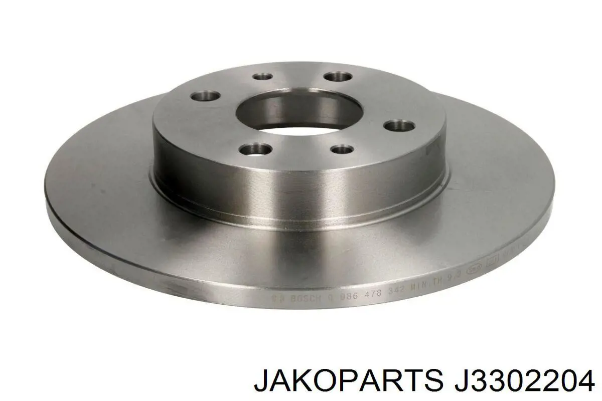 J3302204 Jakoparts disco do freio dianteiro