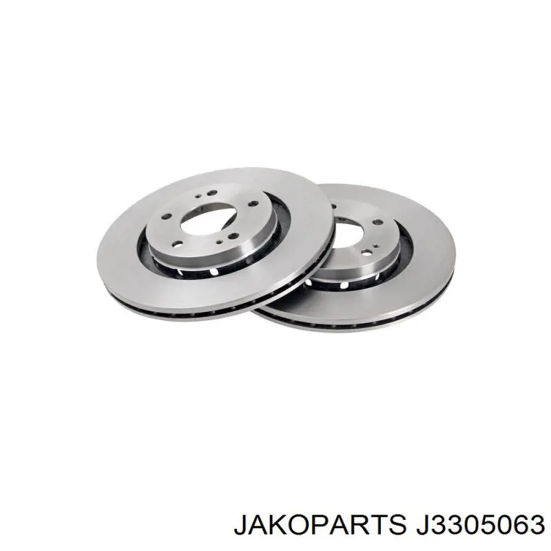 J3305063 Jakoparts Диск тормозной передний