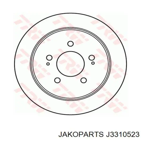 Тормозные диски J3310523 Jakoparts