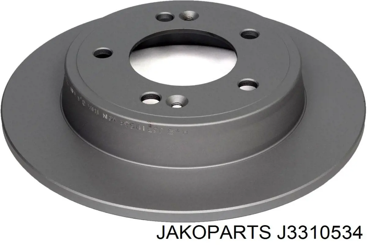 Задний тормозной диск Jakoparts J3310534 цена, от 23.91 USD