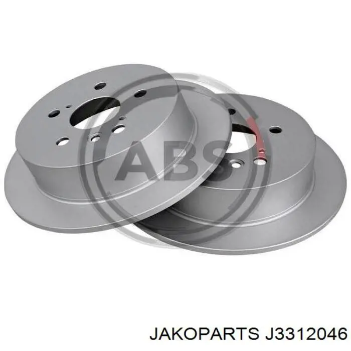 Тормозные диски J3312046 Jakoparts