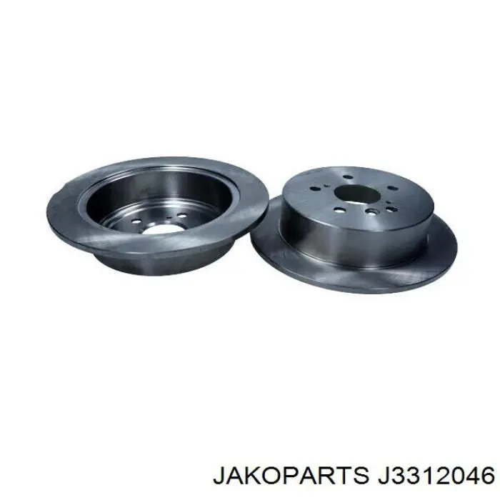Задний тормозной диск Jakoparts J3312046 цена, от 37.82 USD
