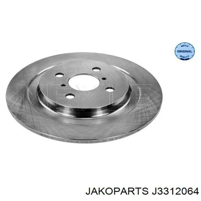 J3312064 Jakoparts диск тормозной задний