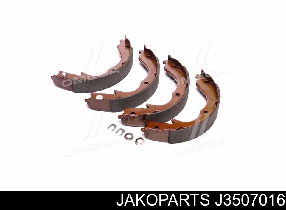 Колодки ручника J3507016 Jakoparts