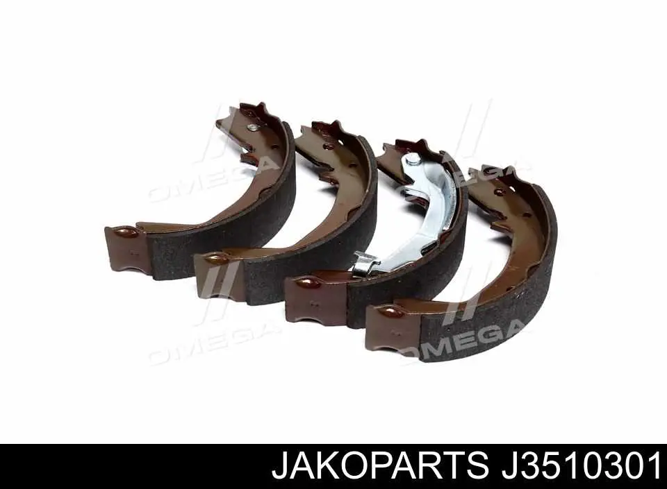 J3510301 Jakoparts колодки ручника (стояночного тормоза)