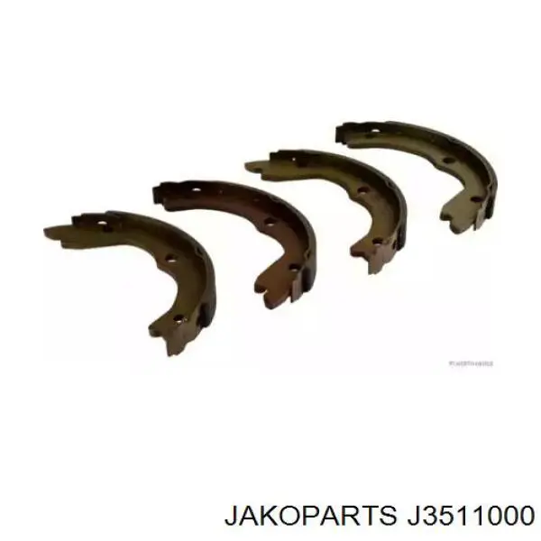 Колодки ручника J3511000 Jakoparts