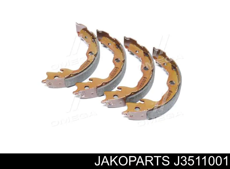 Колодки ручника J3511001 Jakoparts