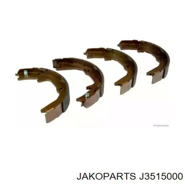 Задние барабанные колодки J3515000 Jakoparts