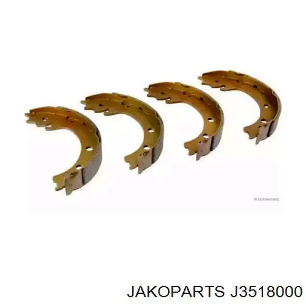 Колодки ручника J3518000 Jakoparts